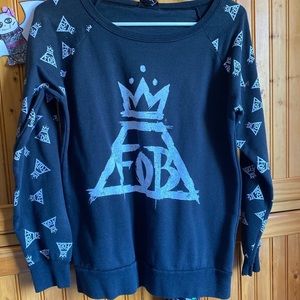 Hot Topic Fall Out Boy Crew Sweatshirt